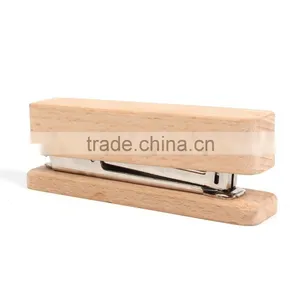 Natural Wooden Desk Stapler 10#16 Sheets thumbnail-1