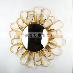 Antique Metal Frame Mirror Wall Mirrors Decorative thumbnail-6