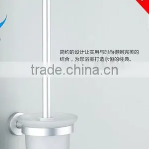 Space Aluminum Alloy Toilet Bowl Brush Toilet Brush Holder Toilet Cleaning Brush thumbnail-1