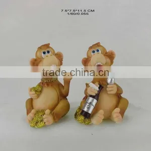 Resin Monkey Figurine for New Year thumbnail-3