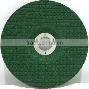 4" 100x3x16mm Green Deprssed Center Grinding Wheel for Stainless Steel thumbnail-1
