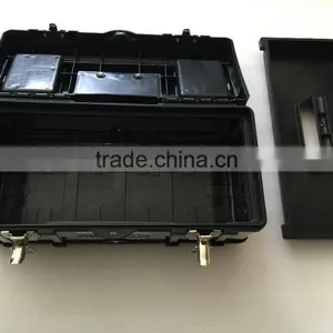 14" STAINLESS STEEL TOOL BOX WITH PLASTIC HANDLE thumbnail-3