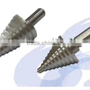 4-22mm Polished Metal Drill Tools HSS Step Drill Bits Tri Shank thumbnail-1