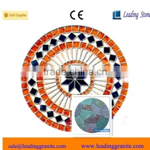 Cheap Coloured Granite Floor Mosaic Tile thumbnail-1