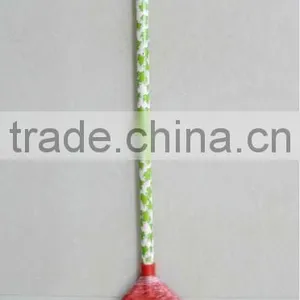 Natural Silver Grass Straw Broom thumbnail-5