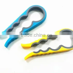PP+TPR 4 in 1 Size Can Opener Bottle Opener Jar Opener Multifunction Gourd-shaped Can Opener Screw Cap thumbnail-1