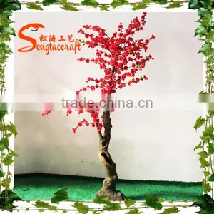 Wholasle Mini Artificial Cherry Blossom Tree Plastic Artificial Cherry Blossom Tree thumbnail-2