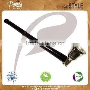 2017 Wholesale Ebony Wood Smoking Pipe thumbnail-1