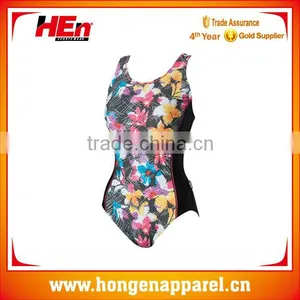 Hot Sale Shiny Colorful Swim Suit Free Design Sample /sexy Girls Swimming Suits thumbnail-1
