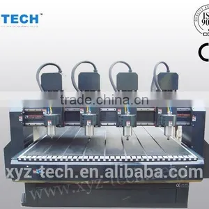 High Efficiency Multi-spindle Wood Carving Cnc Router Machine Two Spindles Wood Cnc Router thumbnail-5