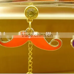 Sexy Mustache Phone Plugs Japan Popular Cellphone Dustplug Wholesale thumbnail-3