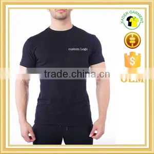 Custom Slim Fit Gym t Shirt, Cotton Spandex Fitness t Shirt Man thumbnail-1