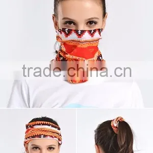 100% Polyester Turban Hat Ventilation Light Turban Headband thumbnail-3