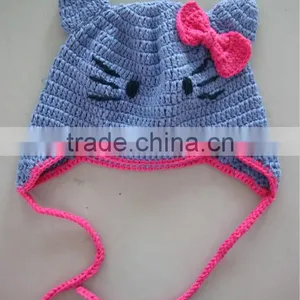 Lovely Baby Cotton Crochet Summer Animal Hat thumbnail-1