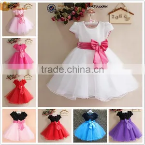 Walson Children Clothes Kids Vintage Dress Pink Children Dress Apparel Children Clothing 2016 thumbnail-4