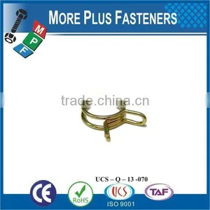 Made in Taiwan Stainless Steel Thin Hose Clamp Flexible Hose Clamp Double Wire thumbnail-1