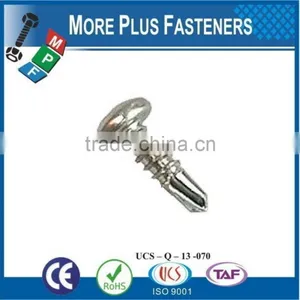 Made in Taiwan Carbon Steel Drilling Tek Screw Phillips Washer Head Tek Roofing Screw thumbnail-6
