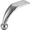 Iron Chrome,brushed,coating Sofa Leg A-198 thumbnail-1