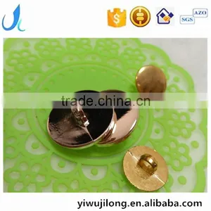 Fashion Good Quality Plastic Button With Leg Gold Covered Button for Coats thumbnail-1