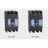 Three Pole AC / DC Black Molded Case Circuit Breakers , Thermal Fuse Circuit Breaker for Home thumbnail-1