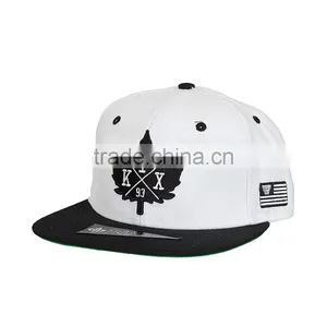 Custom 100% Cotton Black Snapback / Under Floral Flat Brim Print Snapback Hat thumbnail-4