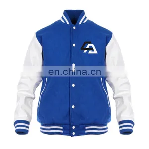 2014-15 Customized Unisex Custom Nylon Men Varsity Jacket / Letterman Jackets thumbnail-1