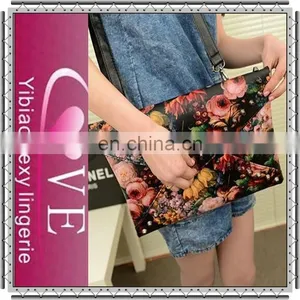 2015 Hot Popular National Wind Women Handbags Plain Canvas Clutch Bag thumbnail-2