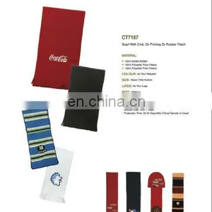 Polar Fleece Scarf Promotional With Emb Logo thumbnail-1
