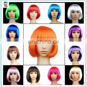 Cheap Colors Short Bob Synthetic Carnival Party Wigs HPC-0020 thumbnail-1