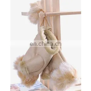 Beautiful Half Finger Sheepskin Gloves thumbnail-2