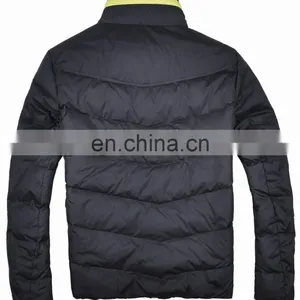 Mens Simple Style Fashion Foldable Down Paded Thick Nylon Jacket 2015 thumbnail-3