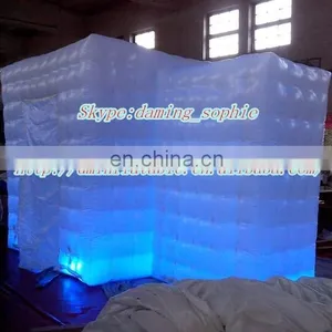 Color Changing LED Lighting Inflatable Photo Booth Tent Bar thumbnail-1