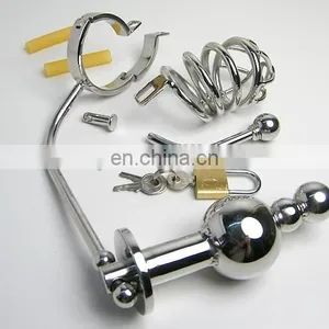 Chastity Belts With Dildo Butt Plug thumbnail-1