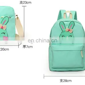 Hot Sale Canvas Backpack With Tote Bag in Stock thumbnail-2