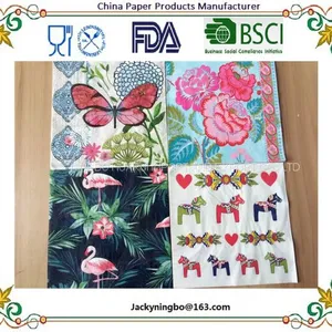 Paper Napkins, Luncheon Party Napkins Serviettes Printed Birds 20 Count 2-Ply, 13 x 13 Inch thumbnail-1