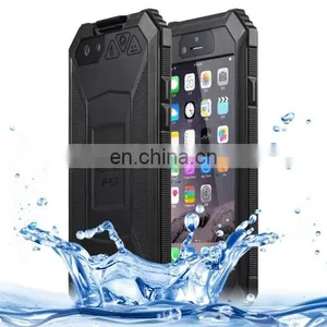 Waterproof Dustproof Shockproof Powerful Protective Case With Tempered Glass Film for IPhone 6 thumbnail-1