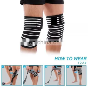 Knee Wraps Type Gym Wraps Knee Protection thumbnail-2