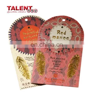 Custom Private Design Fashion Garment Hang Tag for Lady thumbnail-1