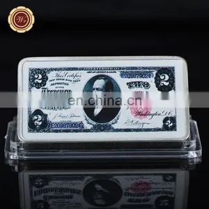 WR Year 1981 USD 2 Commemorative Silver Bar American 1 oz 999 Silver Bullion for Mother's Day Gifts thumbnail-1