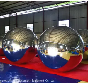 Holidays Decorations Large Hanging Pvc Gold Inflatable Mirror Ball Balloon With Wholesale Price thumbnail-3