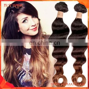 Top Quality Indian Deep Wave Human Hair Extension Cheap 7A Three Tone Virgin Indian Wholesale Human Hair Weave Indian Hair Wefts thumbnail-1