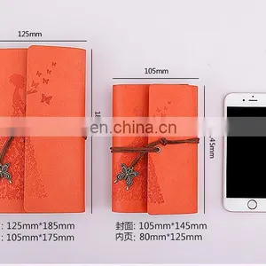 High Quality PU Leather Journal Notebook Wholesale A6 thumbnail-5