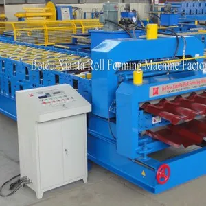 Corrugated Double Profile Roof Roll Forming Machine thumbnail-1