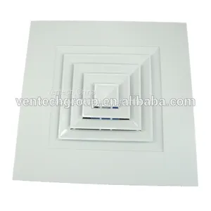HVAC Aluminum Square Ceiling Diffuser Vent thumbnail-1
