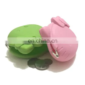 Factory Supplier Cat Design Coin Bag Women Fashion Wallet Silicone Material Purse thumbnail-5