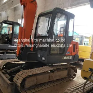 High Quality Doosan DH55 Mini Excavator Crawler Moving Type,Secondhand Doosan Mini Crawler/wheel Excavator With Hydraulic Engine thumbnail-4