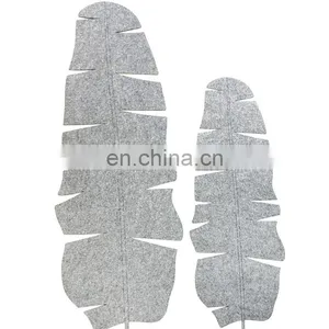 Customize Differen Shape Felt Table Runner Vegetable Runner Banana Leaf ModernTable Decor thumbnail-2
