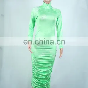 New Fashion Summer Women Long Maxi Dress Tie-dye Print Party Night Club Elegant Street Street Wear Bandage Dresses Vestidos thumbnail-1