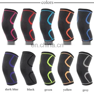 Breathable Basketball Nylon Compression Knee Sleeve thumbnail-5