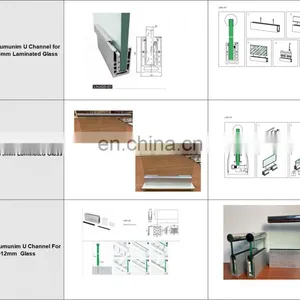 Design Fashion Stair Glass Stainless Steel Railing thumbnail-5